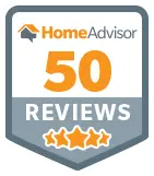 home advisor 50 reviews logo